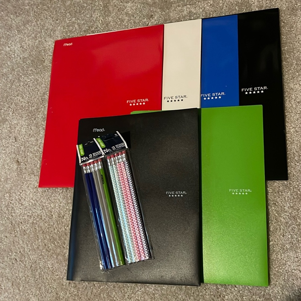 Mead Five Star folders